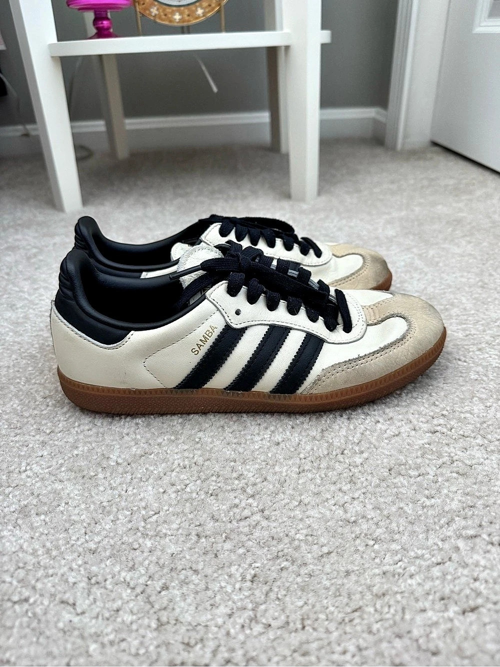adidas Samba OG Cloud White Core Black Women's Sneakers